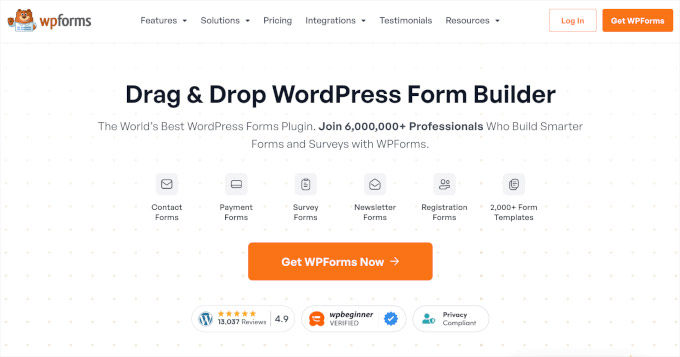 Пример популярного плагина контактных форм для WordPress