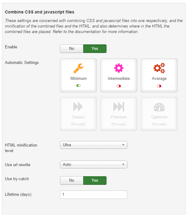 Оптимизация CSS и JavaScripts