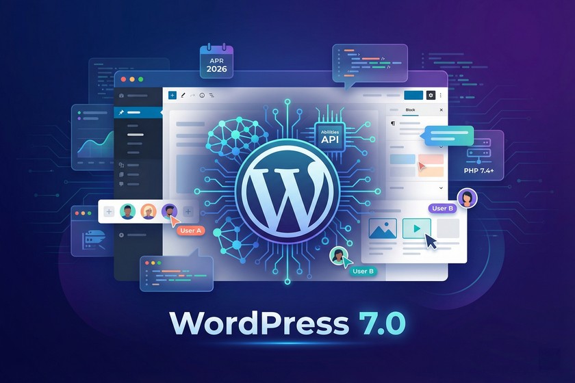 WordPress 7.0 - новые функции, ИИ-интеграция и дата релиза 2026