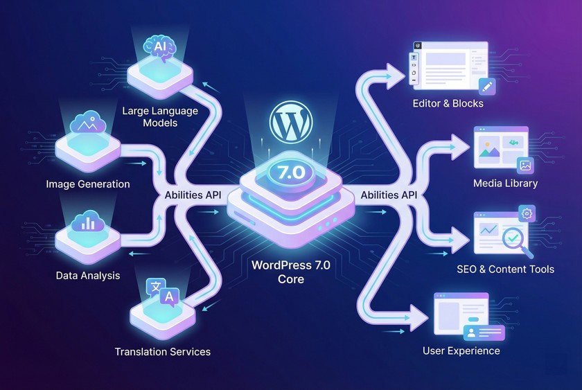 WordPress 7.0 Abilities API - архитектура интеграции ИИ