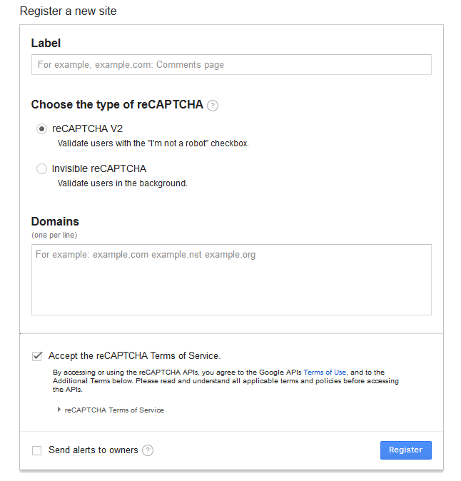 Google reCAPTCHA для Joomla