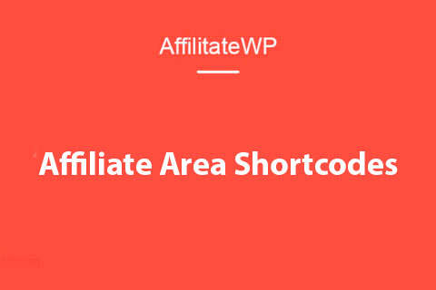 AffiliateWP Affiliate Area Shortcodes