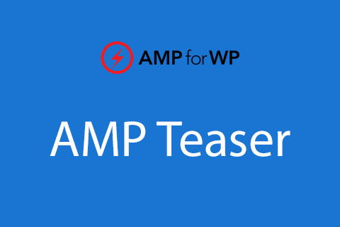 WordPress плагин AMP Teaser