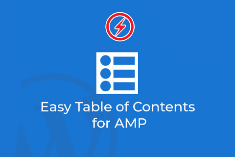 WordPress плагин AMP Easy Table of Contents