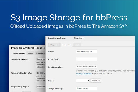 WordPress плагин AGS S3 Image Storage for BBPress