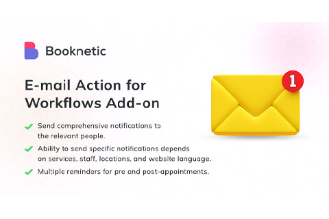 WordPress плагин Booknetic Email Action