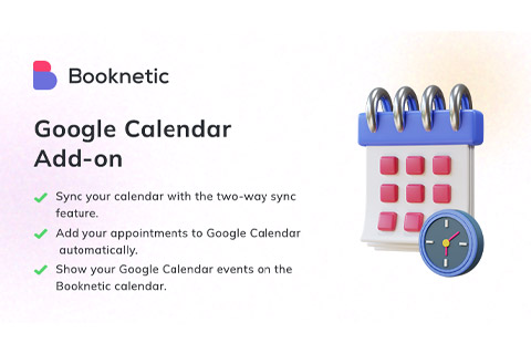WordPress плагин Booknetic Google Calendar integration