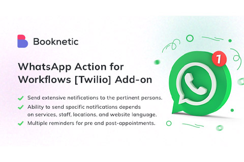 Booknetic Twilio Whatsapp