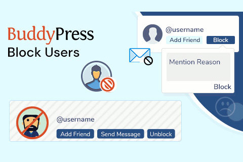 WordPress плагин BuddyPress Block Users