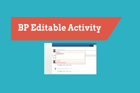 WordPress плагин BuddyPress Editable Activity