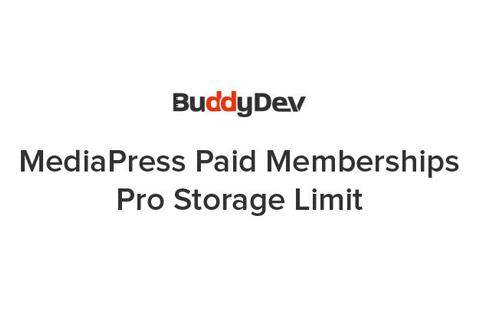 WordPress плагин MediaPress Paid Memberships Pro Storage Limit