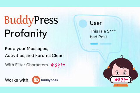 WordPress плагин BuddyPress Profanity Filter