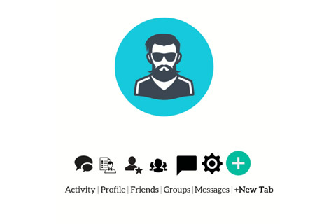 WordPress плагин BuddyPress User Profile Tabs Creator Pro