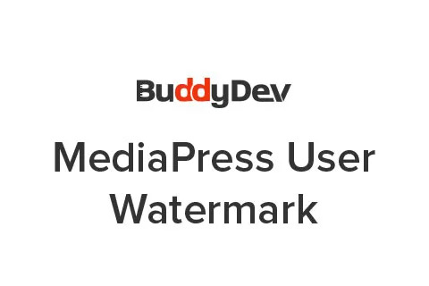 WordPress плагин MediaPress User Watermark