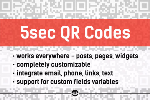 WordPress плагин CodeCanyon 5sec QR Codes