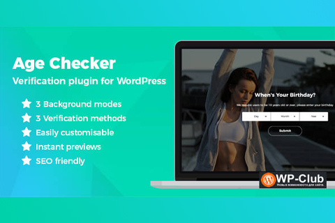 WordPress плагин CodeCanyon Age Checker