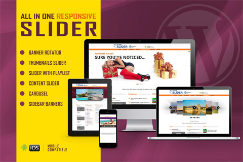 WordPress плагин CodeCanyon All In One Slider