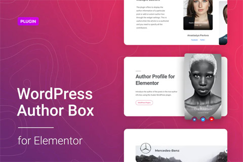 WordPress плагин CodeCanyon Author Box For Elementor