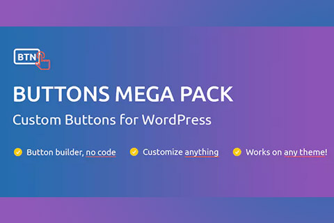 WordPress плагин CodeCanyon Buttons Mega Pack Pro