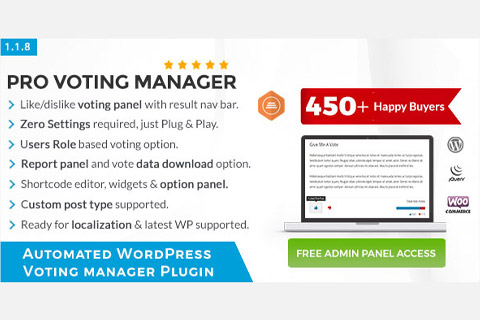 WordPress плагин CodeCanyon BWL Pro Voting Manager