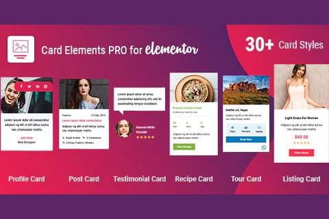 CodeCanyon Card Elements Pro