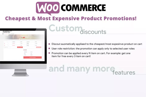 WordPress плагин CodeCanyon WooCommerce Cheapest & Most Expensive Product Promotions
