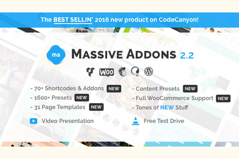 WordPress плагин CodeCanyon Massive Addons