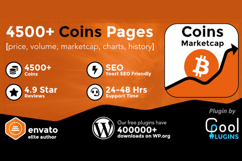 WordPress плагин CodeCanyon Coins MarketCap