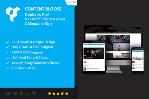 WordPress плагин CodeCanyon Content Blocks