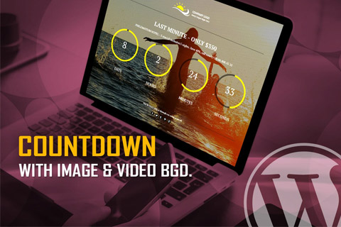 WordPress плагин CodeCanyon CountDown With Image Or Video Background