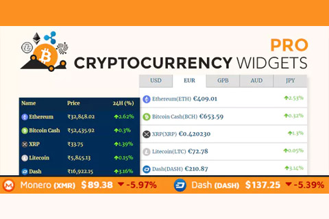 CodeCanyon Cryptocurrency Widgets Pro