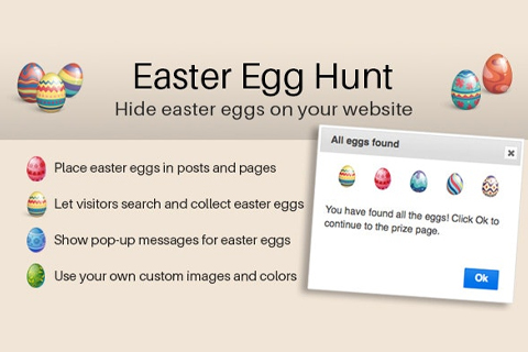 WordPress плагин CodeCanyon Easter Egg Hunt