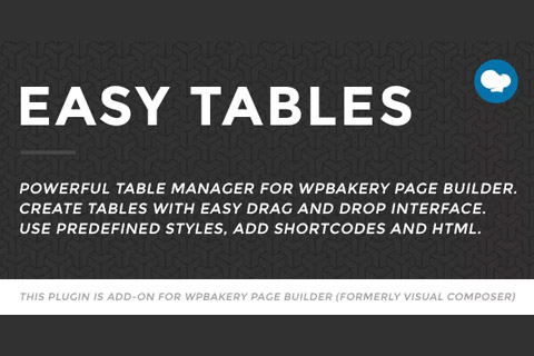 WordPress плагин CodeCanyon Easy Tables