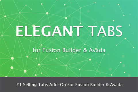 WordPress плагин CodeCanyon Elegant Tabs for Fusion Builder