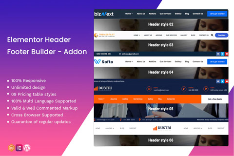 CodeCanyon Elementor Header Footer Builder