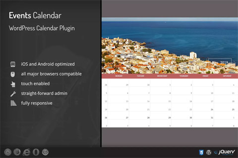 WordPress плагин CodeCanyon Events Calendar