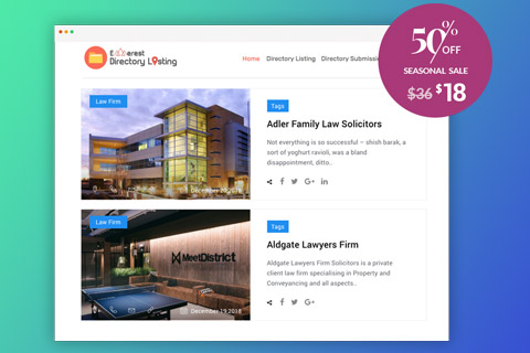 CodeCanyon Everest Business Directory