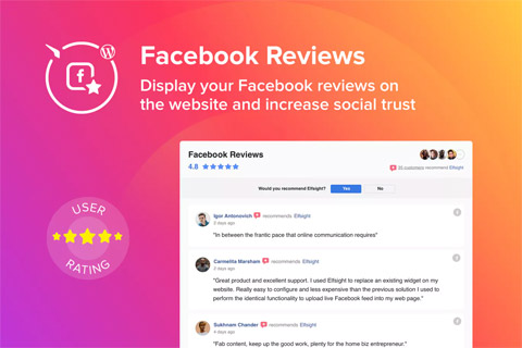 WordPress плагин CodeCanyon Facebook Reviews