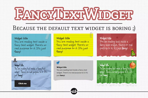 WordPress плагин CodeCanyon Fancy Text Widget