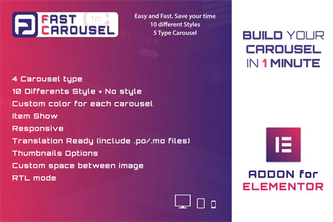 CodeCanyon Fast Carousel For Elementor