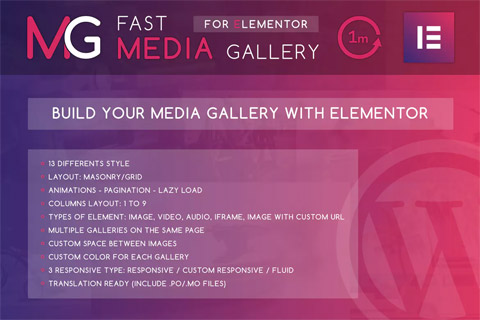 CodeCanyon Fast Media Gallery For Elementor