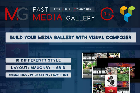 CodeCanyon Fast Media Gallery For Visual Composer