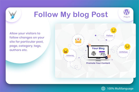WordPress плагин CodeCanyon Follow My Blog Post