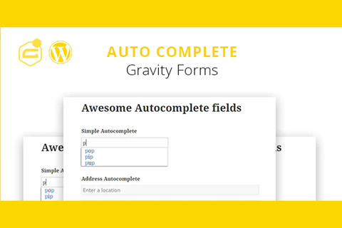 WordPress плагин CodeCanyon Gravity Forms Autocomplete