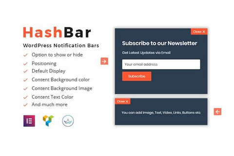 WordPress плагин CodeCanyon HashBar Pro