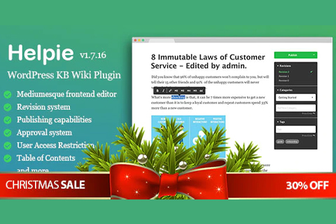 WordPress плагин CodeCanyon Helpie