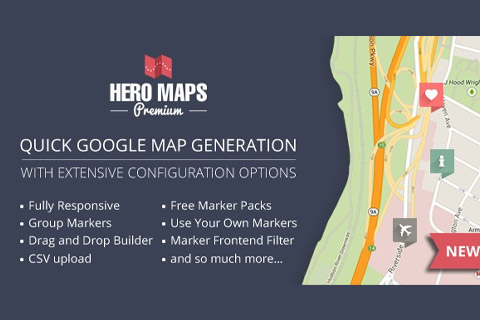 WordPress плагин CodeCanyon Hero Maps Premium