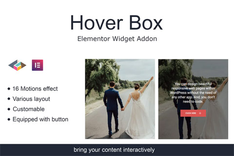 WordPress плагин CodeCanyon Hover Box for Elementor