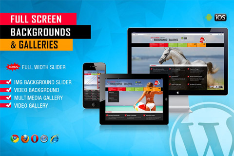 WordPress плагин CodeCanyon Image and Video FullScreen Background