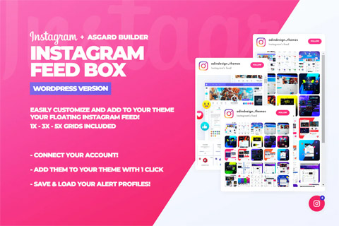 WordPress плагин CodeCanyon Instagram Feed Box